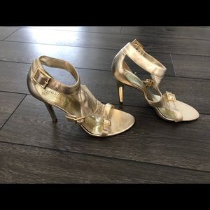 Guess by Marciano gold sandals